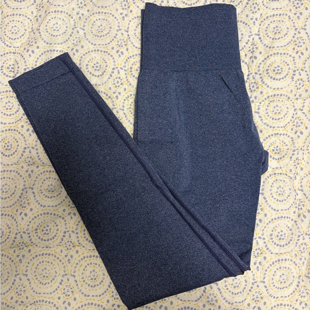 NVGTN Women's Dark Navy High-Waist Leggings